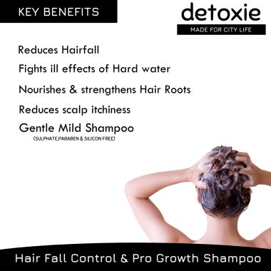 Detoxie: Hair Fall Control Shampoo (200 ml)