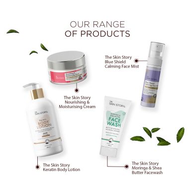 The Skin Story: Moringa Sunscreen - UVA & UVB Broad Spectrum Protection - Non Sticky - SPF 50+ - 100 gm