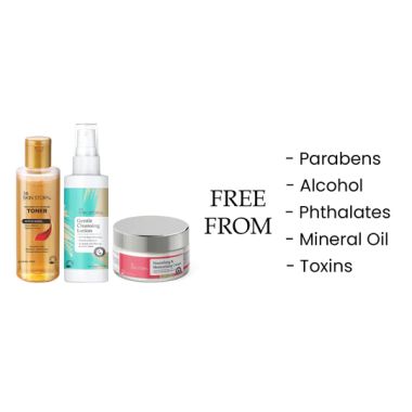 The Skin Story: CTM Pack ( Gentle Cleanser - 100ml + Hydrating and Pore Minimizing Toner - Witch Hazel - No Alcohol - 100 ml + Nourishing & Moisturising Cream - 50gm )