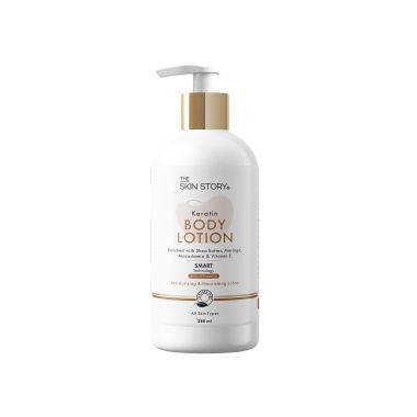 The Skin Story: Keratin Body Lotion , Smart Technology , UV Protection - 280 ml
