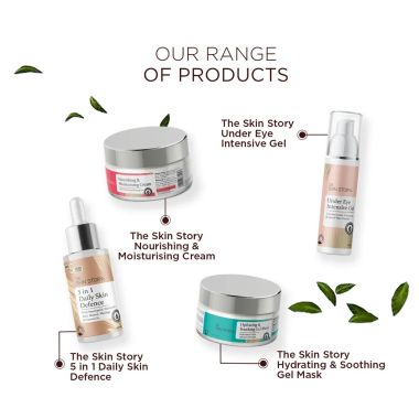 The Skin Story: Moisturising Duo - Nourishing & Moisturising Cream - 50g + Keratin Body Lotion - 280 ml