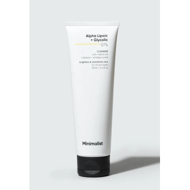 Minimalist: Alpha Lipoic + Glycolic 07% Cleanser - 100ml
