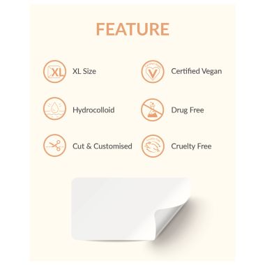Priveda: Spot clearing Patch, Hydrocolloid Large Acne Pimple Patch Spot Treatment - 10 Patches