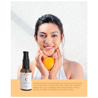 Priveda: Vitamin C & E Face serum- For Anti Aging & Smoothening & Brightening Face - 30ml
