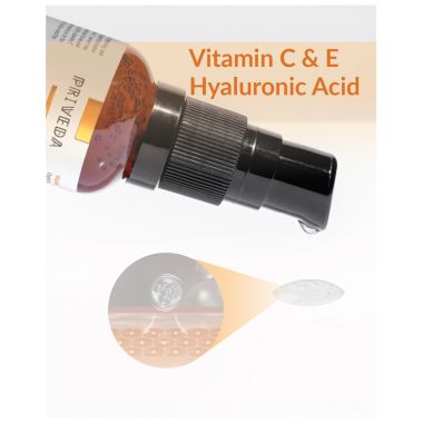 Priveda: Vitamin C & E Face serum- For Anti Aging & Smoothening & Brightening Face - 30ml
