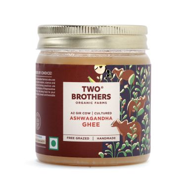 Two Brothers Organic Farms: Brahmi Ghee, A2 Cultured- 250 g