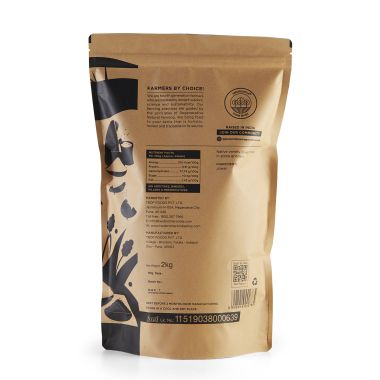 Two Brothers Organic Farms: Jowar (Sorghum) Atta, Desi Dagdi - 2 kg