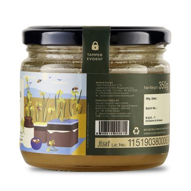 Two Brothers Organic Farms: Taramira Honey, Raw Mono-floral Unfiltered - 350 gms