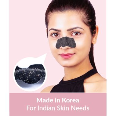 Priveda: Deep Cleansing Charcoal Nose Strip - Pack of 12