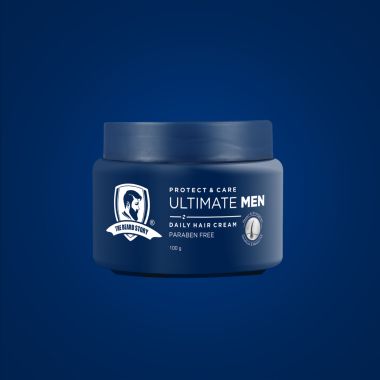 The Beard Story: Protect & Care Ultimate Men Daily Hair Cream - 100gm