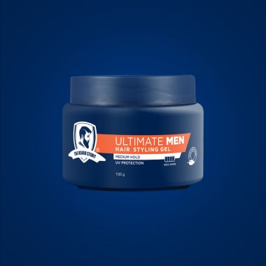 The Beard Story: Hair Styling Gel For Medium Hold, UV Protection , 100 % Shine - 100 gm