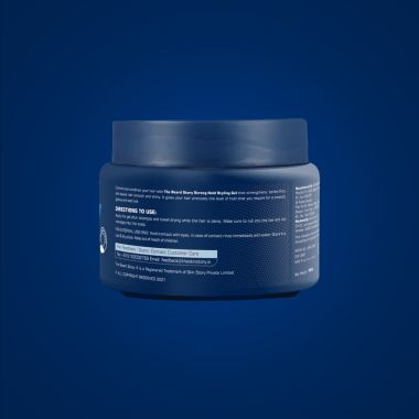 The Beard Story: Hair Styling Gel For Strong Hold, UV Protection ,100 % Shine & Hold - 100 gm