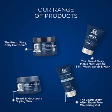 The Beard Story: Best Beard Care ( Beard Oil , Beard Softener Cream & Men Energising Face Wash )