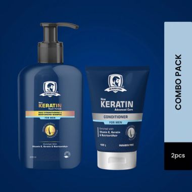 The Beard Story: Best Hair Forward ( Men Keratin Shampoo & Conditioner )