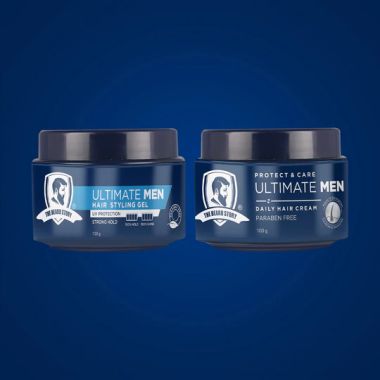 The Beard Story: Hair Styling Pack ( Hair Cream & Hair Styling Gel )