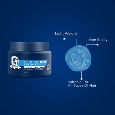 The Beard Story: Hair Styling Gel For Strong Hold, UV Protection ,100 % Shine & Hold - 100 gm