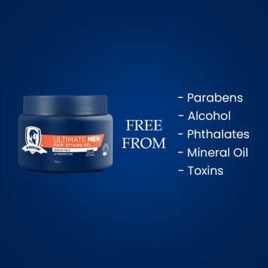 The Beard Story: Hair Styling Gel For Medium Hold, UV Protection , 100 % Shine - 100 gm