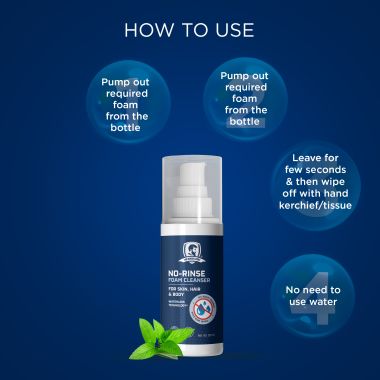 The Beard Story: No Rinse Foam Cleanser - 50ml
