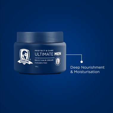 The Beard Story: Protect & Care Ultimate Men Daily Hair Cream - 100gm