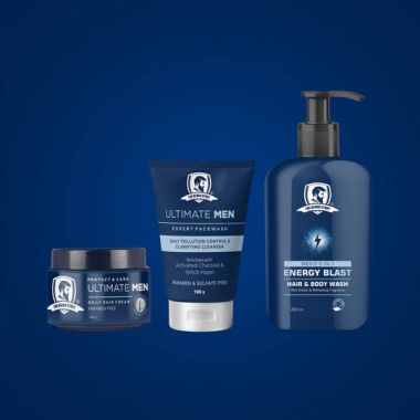 The Beard Story: Ultimate Indulgence ( Men Hair Cream, Men Face Wash & 2 in1 Body Wash )