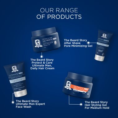 The Beard Story: Mens 2-in-1 Energy Blast , Hair & Body Wash - 200 ml