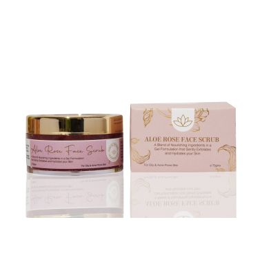 Pure by Priyanka: Aloe Rose Face Scrub - 70 gm