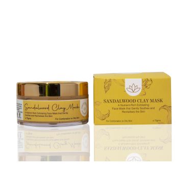 Pure by Priyanka: Sandalwood & 4- Clay Detox Mask - 70 gm
