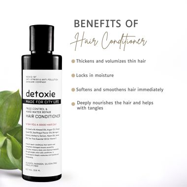 Detoxie: Frizz Control & Hard Water Repair Hair Conditioner - 200ml