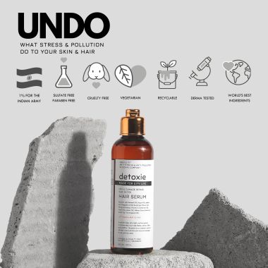 Detoxie: Dry Damage Sun Block Hair Serum -100ml