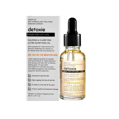 Detoxie: Calming & Clarifying Ultra Glow Face Oil - 30ml