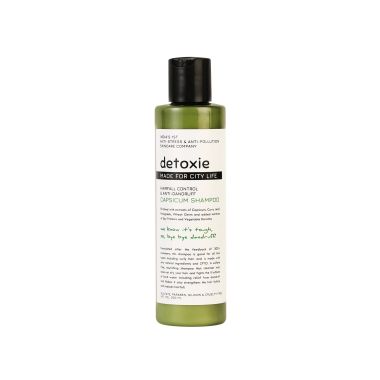 Detoxie: Anti-Dandruff & Flake Relief Capsicum Shampoo - 200 ml