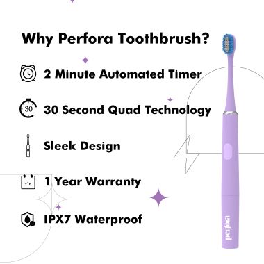 Perfora: Electric Toothbrush - Lilac Lavender