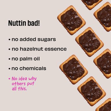 The Whole Truth: Hazelnut Spread - Creamy - 200g - No Added Sugar - No Palm Oil - No Preservatives - No Artificial Flavour