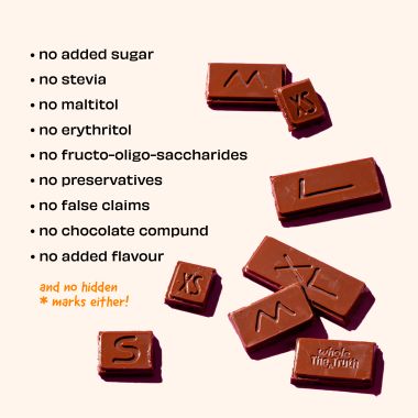 The Whole Truth: The Whole Truth Protein Bars - Orange Cocoa Pack of 6 (6 x 52g) All Natural, No Added Sugar
