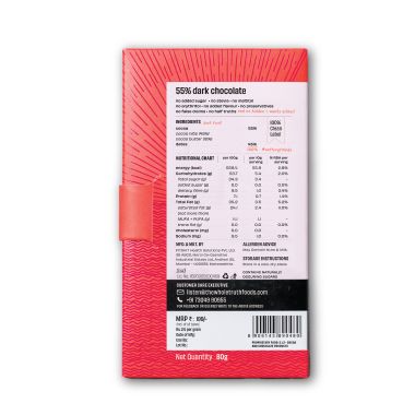 The Whole Truth: 55% Dark Chocolate (Pack of 3) - No Added Sugar - Sweetened Only with Dates - 55% Cocoa - 45% Dates