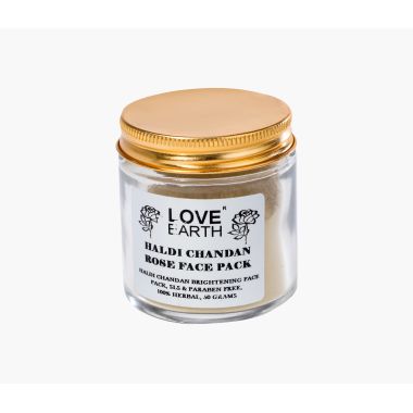 Love Earth: Haldi Chandan Rose Face Pack - 50g