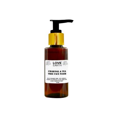 Love Earth: Charcoal Tea Tree Face Wash - 100ml