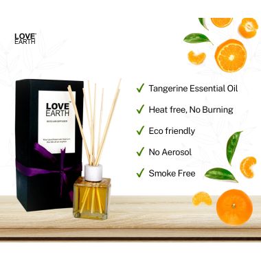 Love Earth: Reed Diffuser (Tangerine) - 30ml