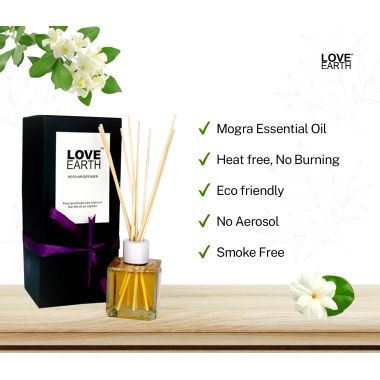 Love Earth: Reed Diffuser (Mogra) - 30ml