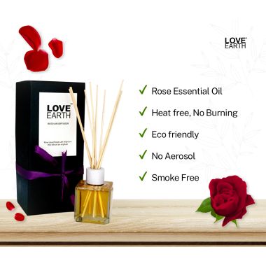 Love Earth: Reed Diffuser (Rose) - 30ml