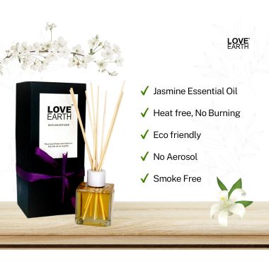 Love Earth: Reed Diffuser (Jasmine) - 30ml