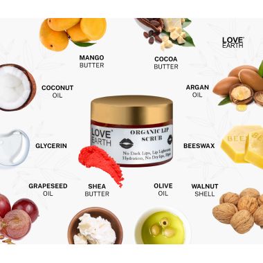 Love Earth: Organic Lip Scrub - 30gm