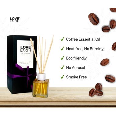 Love Earth: Reed Diffuser (Coffee) - 30ml