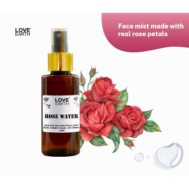 Love Earth: Rose Face Mist - 100ml