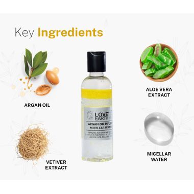 Love Earth: Argan Oil-Infused Micellar Water - 100ml