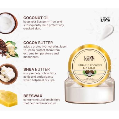 Love Earth: Coconut Lip Balm - 10g