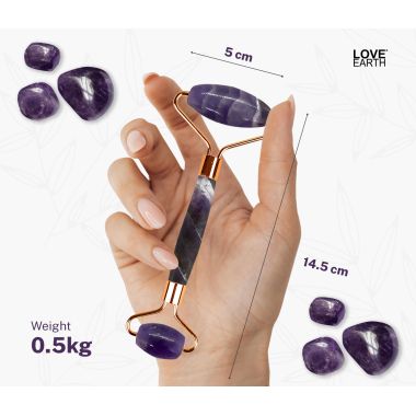 Love Earth: Amethyst Face Roller - 100gm