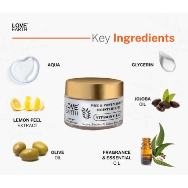 Love Earth: Pre & Post Makeup Moisturizer - 50gm