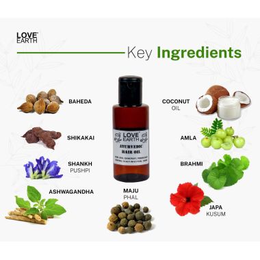 Love Earth: Ayurvedic Hair Oil - 100ml
