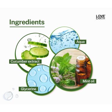 Love Earth: Cucumber Mint Face Mist - 100ml